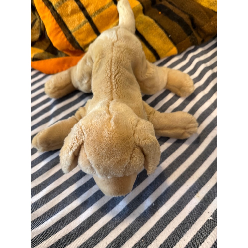 Kids Preferred Golden Retriever Plush Dog Yellow Lab Stuffed Animal Tan Laying